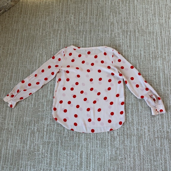 LOFT Polka Dot Blouse - Picture 2 of 2